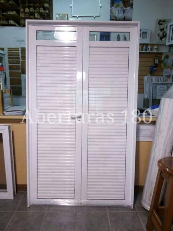 Puerta de entrada, aluminio linea modena, modelo 