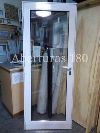 Puerta de entrada, aluminio linea modena, modelo 