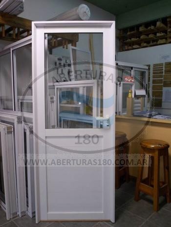 Puerta de aluminio de 25 mod 