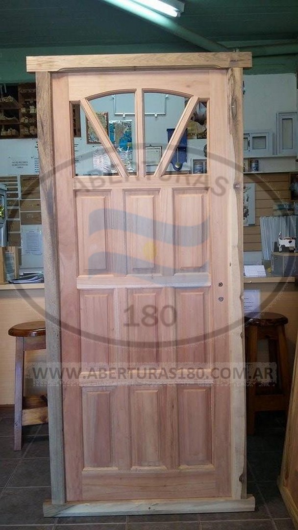 Puertas en cedro 0.80 X 2.00 9 tablero. 