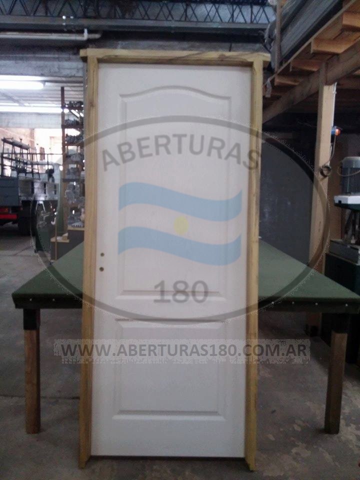 Puerta tablero skins (crafmaster) marco en madera semi dura 0.80 X 2.00.