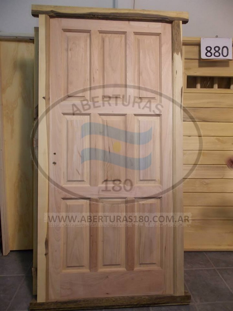 Puerta  cedro 9 tableros.