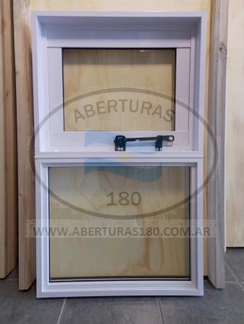 Ventana en modena 1.20 x 0.80 con vidrio 4 MM.